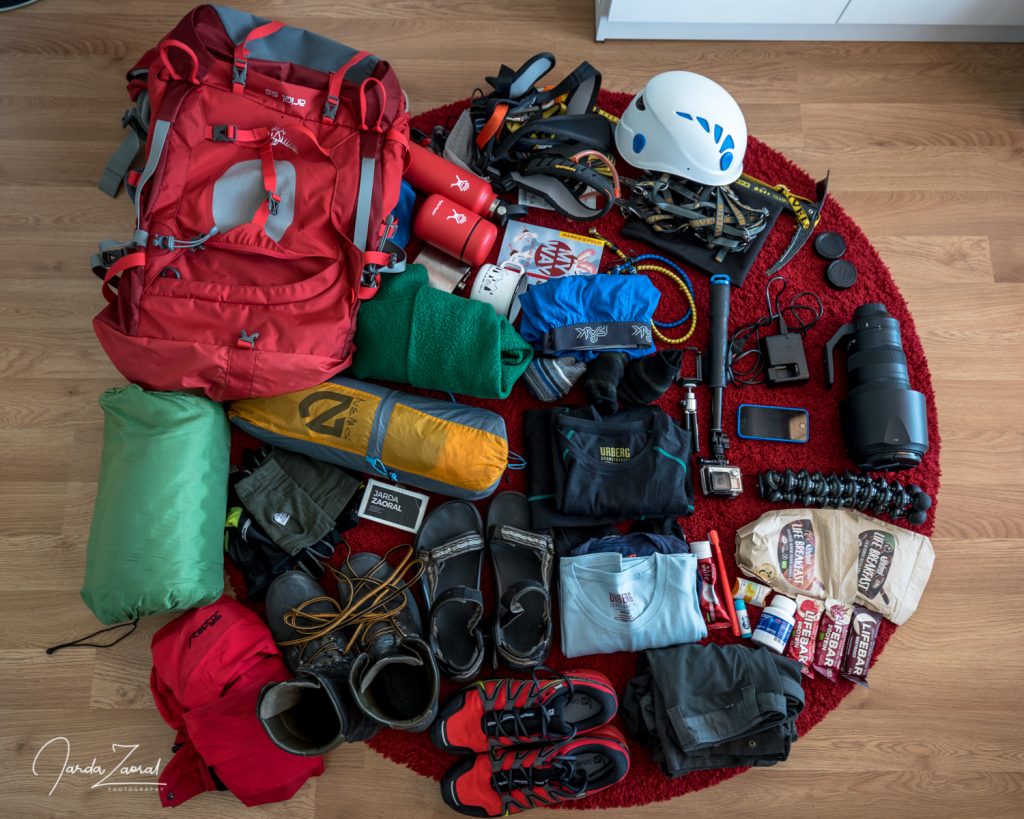 Climbing gear for Grossglockner