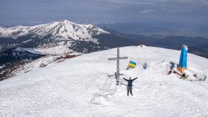 View from the highest point of Ukraine - Hoverla
