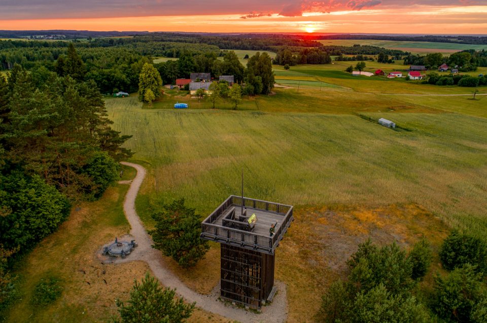 Highest peak of Lithuania - Aukstojas Hill