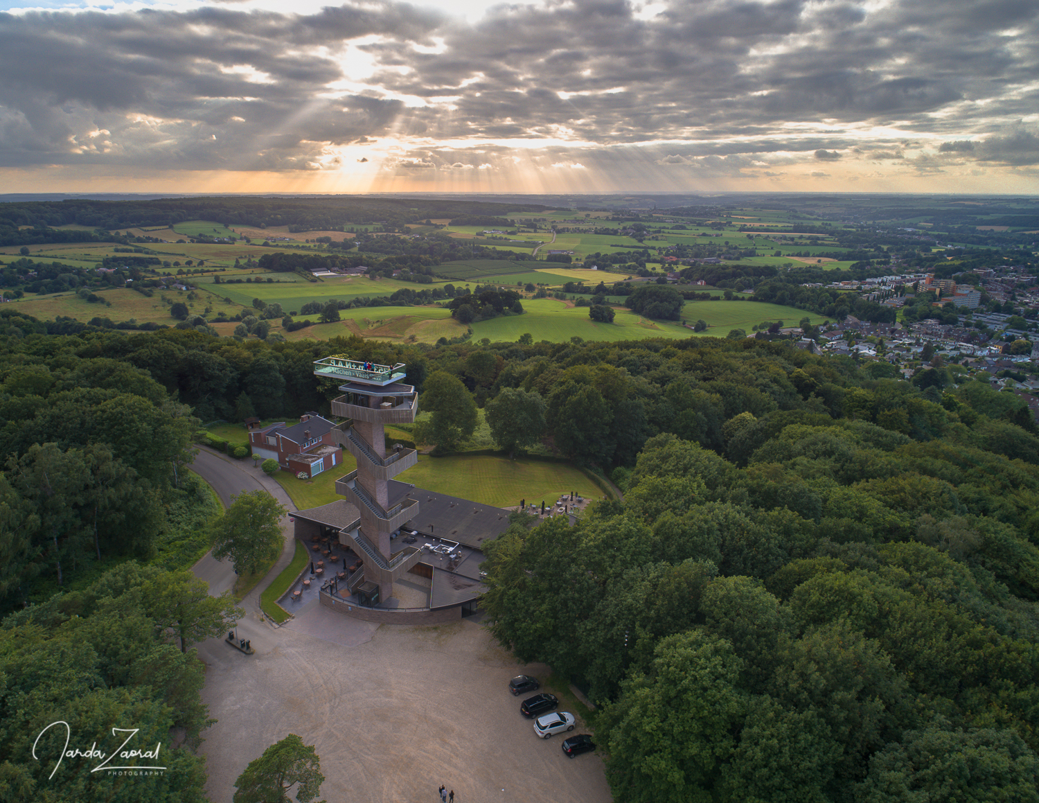 The Dutch tower close to the highest point of the Netherlands