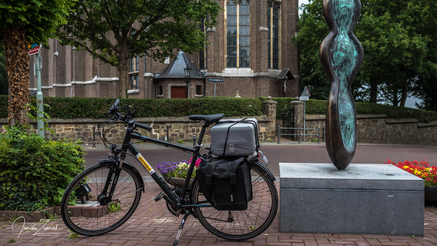 Bike ready for adventure in Netherlands