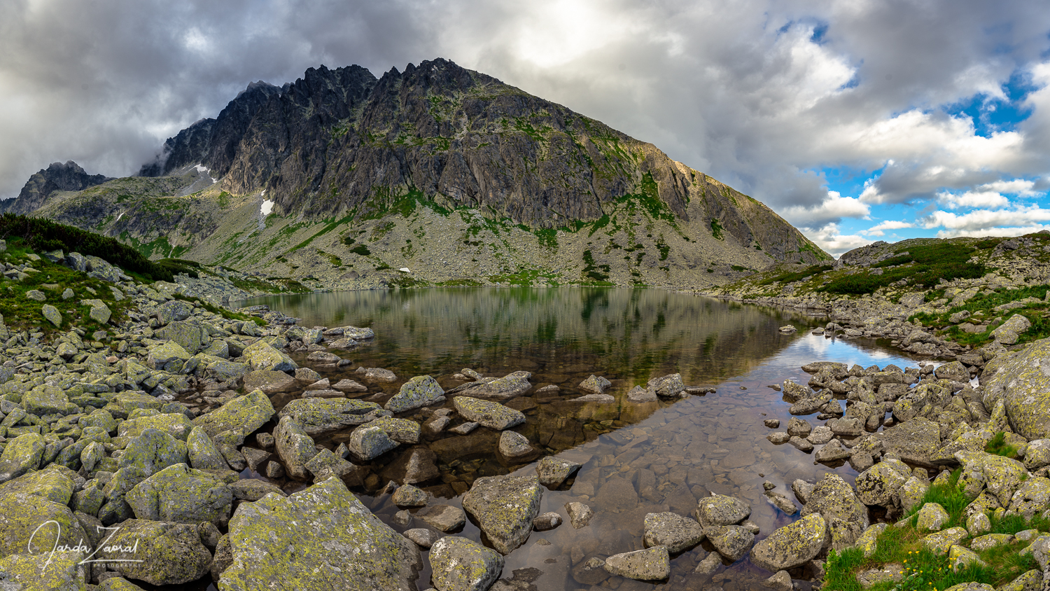 View at Gerlachovský Štít from Batizovské Pleso