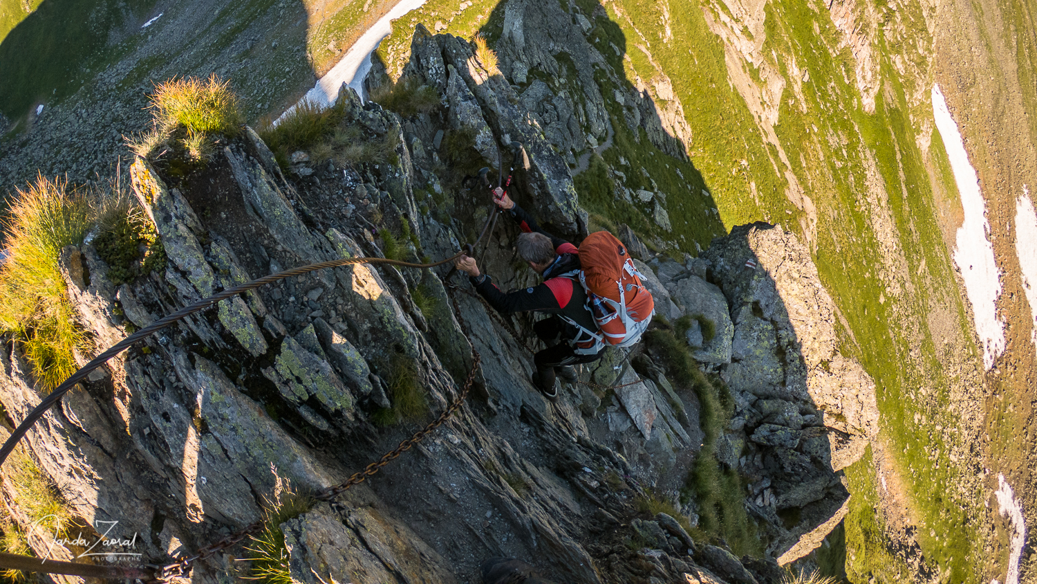 Mountain route called "Three Steps from Death" in Romania 