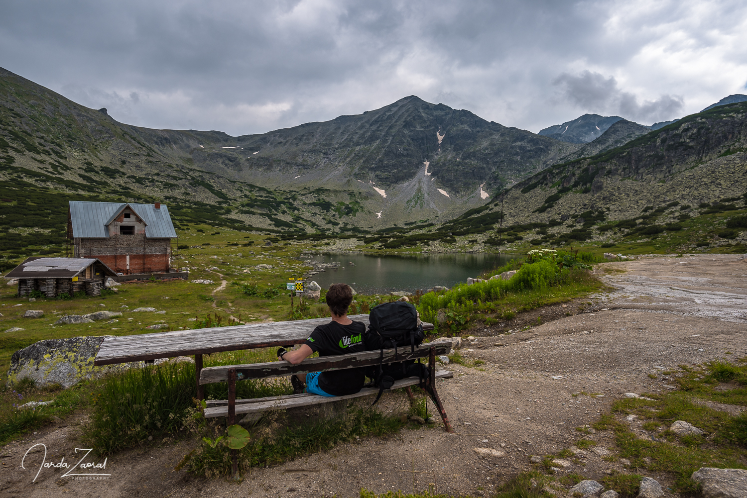 View from the Musala hut over Musala