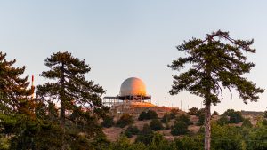 The highest peak of Cyprus - Mount Olympus