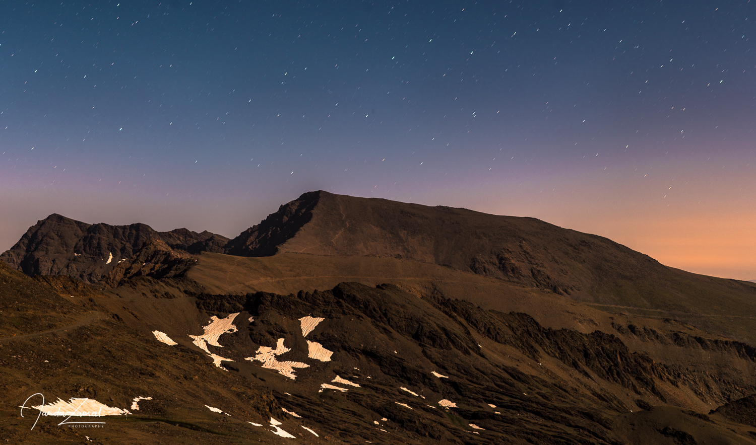 Mulhacén in the moonlight