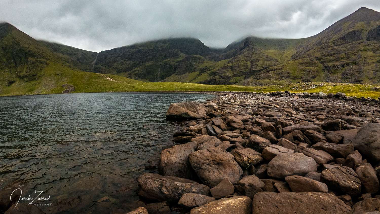 Carrauntoohil in clouds