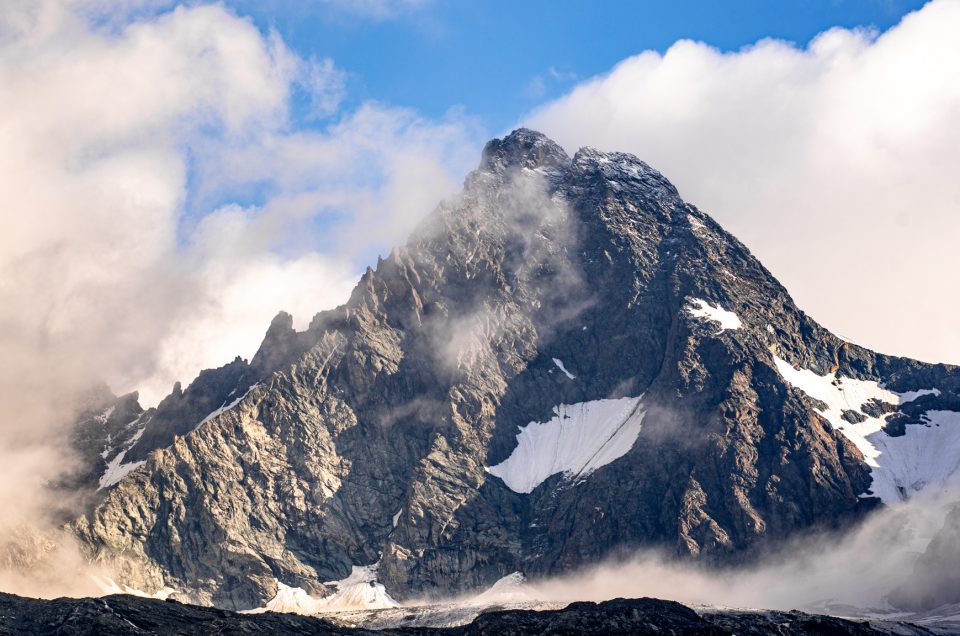 View at beautiful mountain Grossglockner