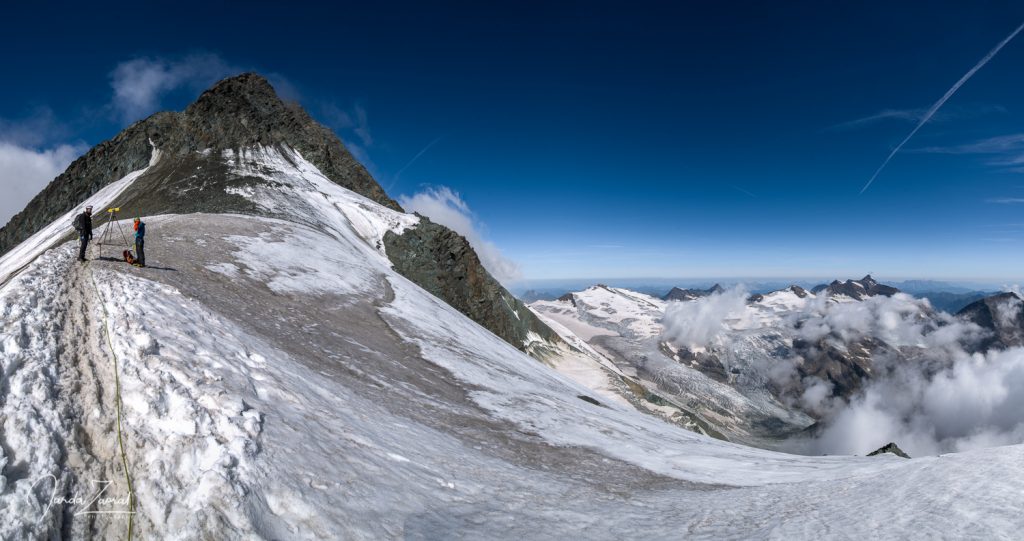 View over Grossglockner - northern side