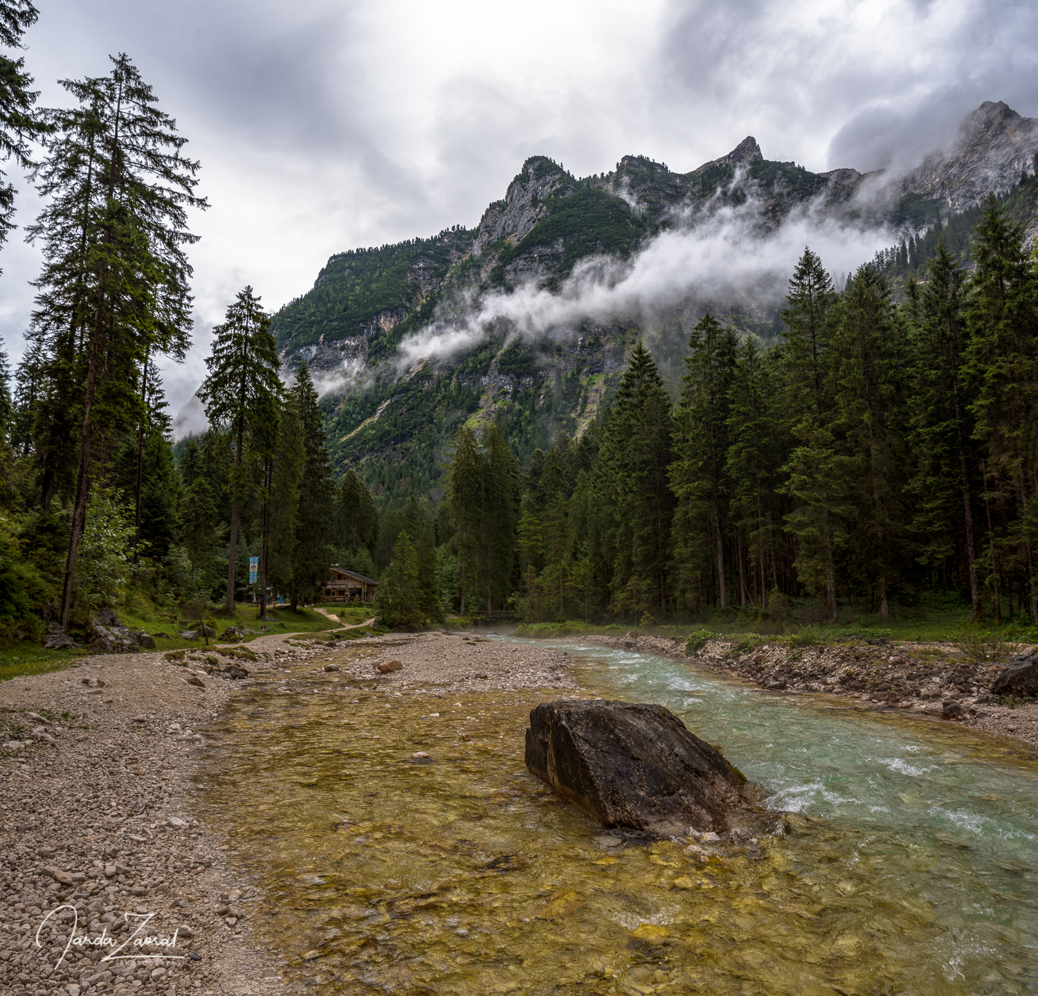 River in German Alps