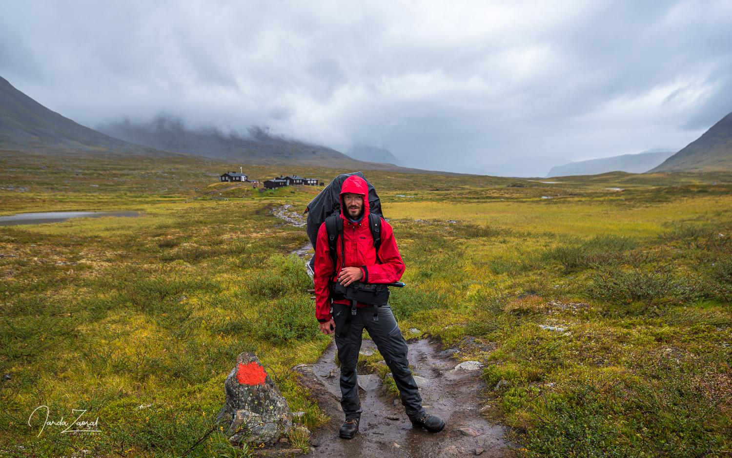 Rainy day on Kungsleden