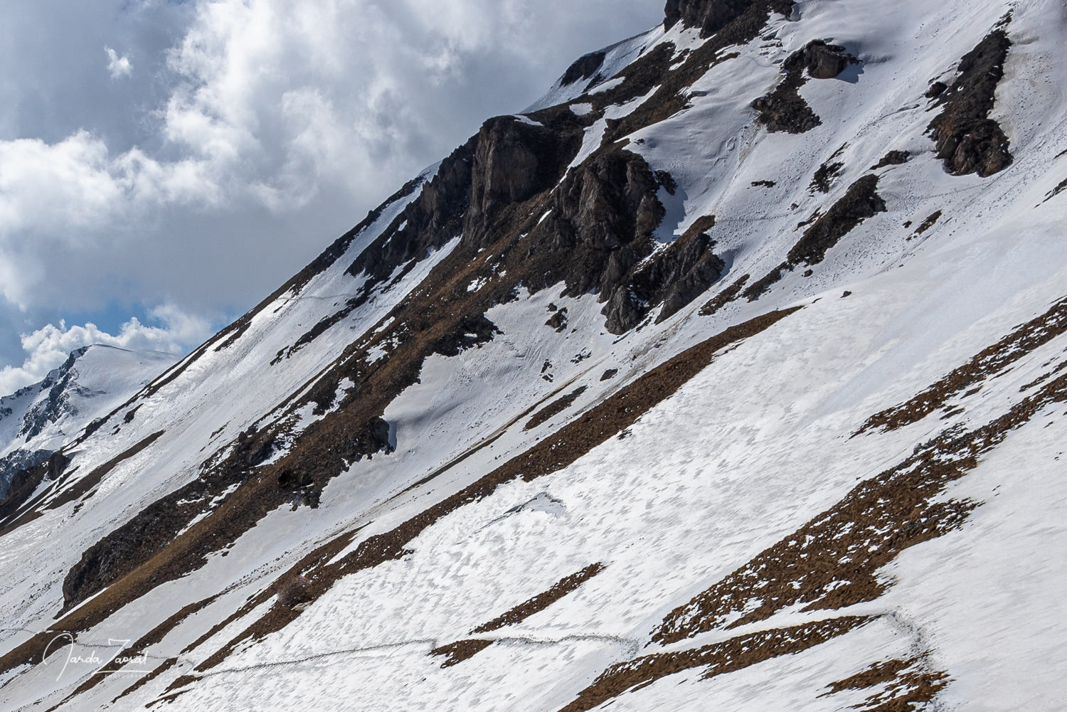 Steep hiking path in Macedonia