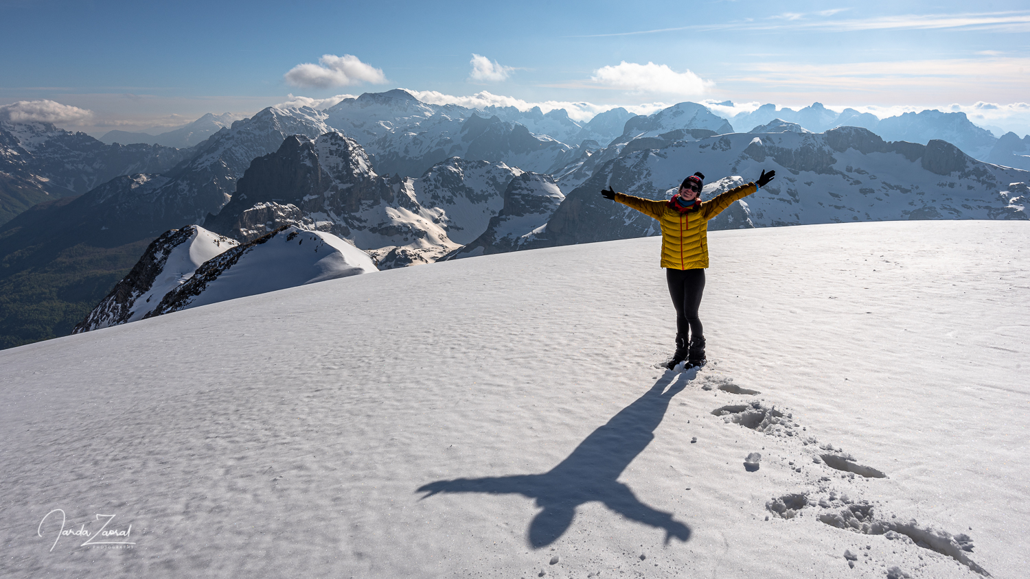 Beautiful view from the peak of Zla Kolata