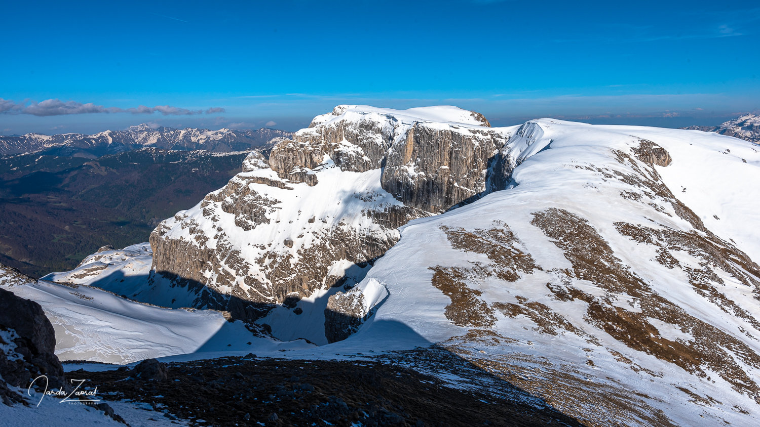 View from Zla Kolata to Montenegro