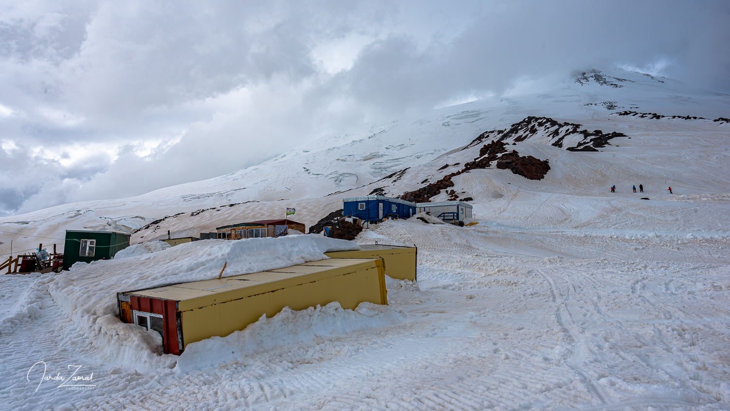Container housing at Elbrus base camp -picture from outside