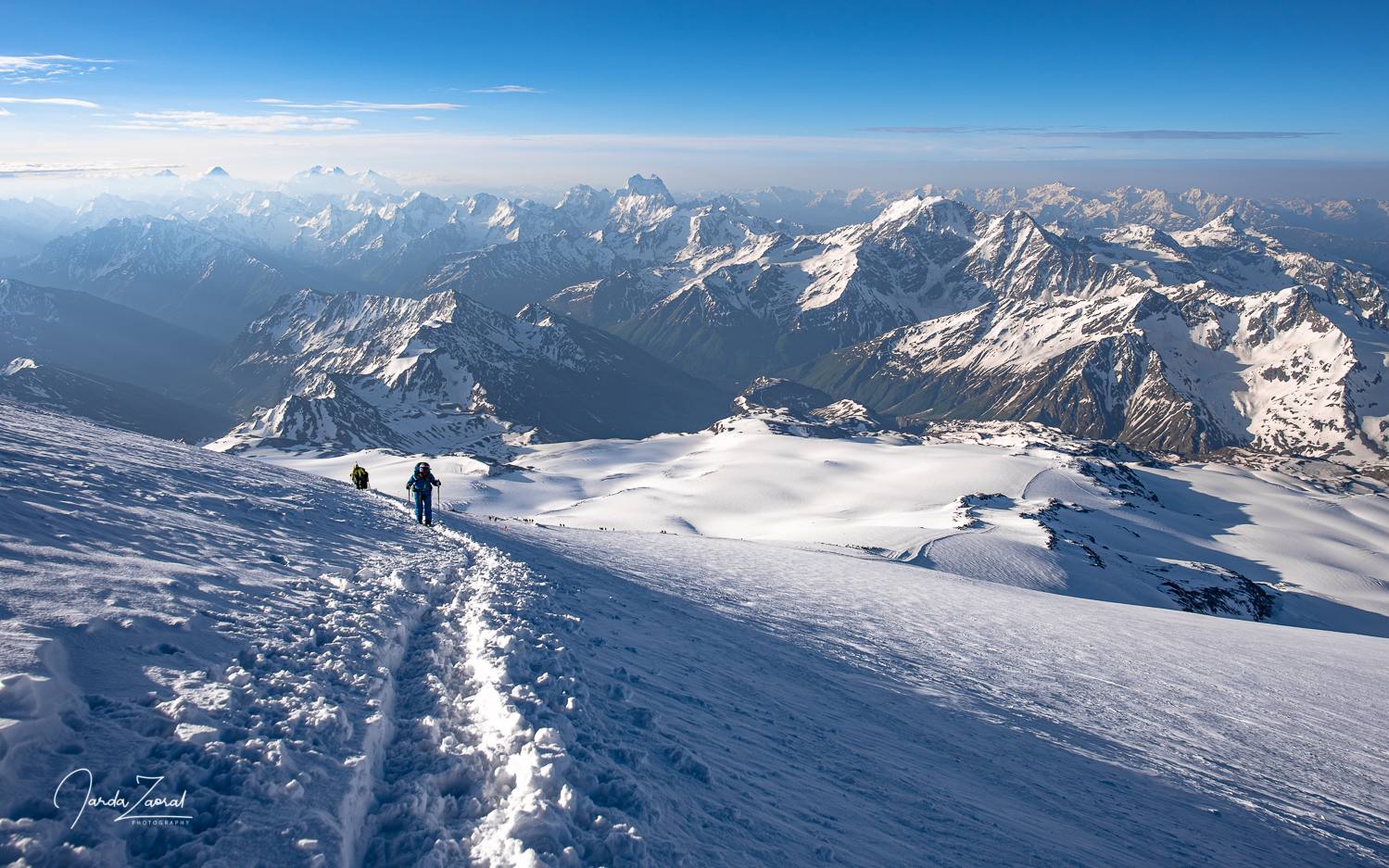 Fantastic view from 5000m at Elbrus