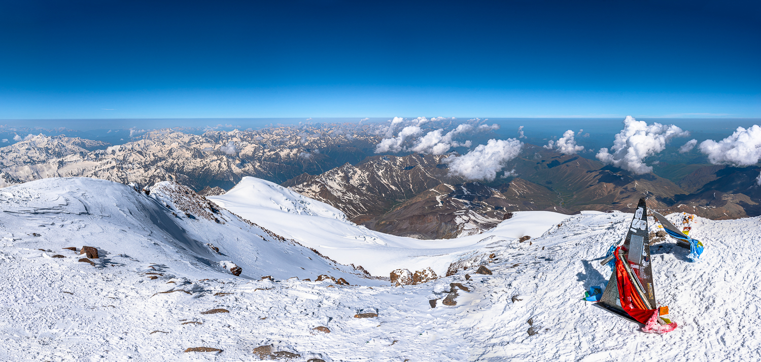 Panoramic view from Elbrus