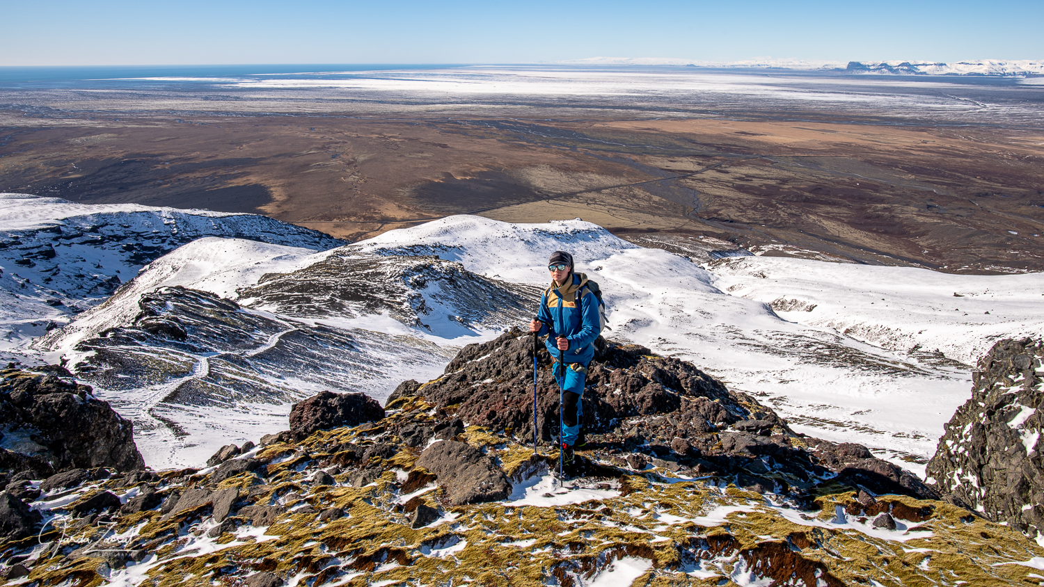 Hiking in Iceland in April