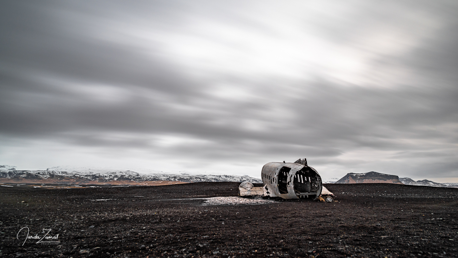 Plane wreck in Iceland