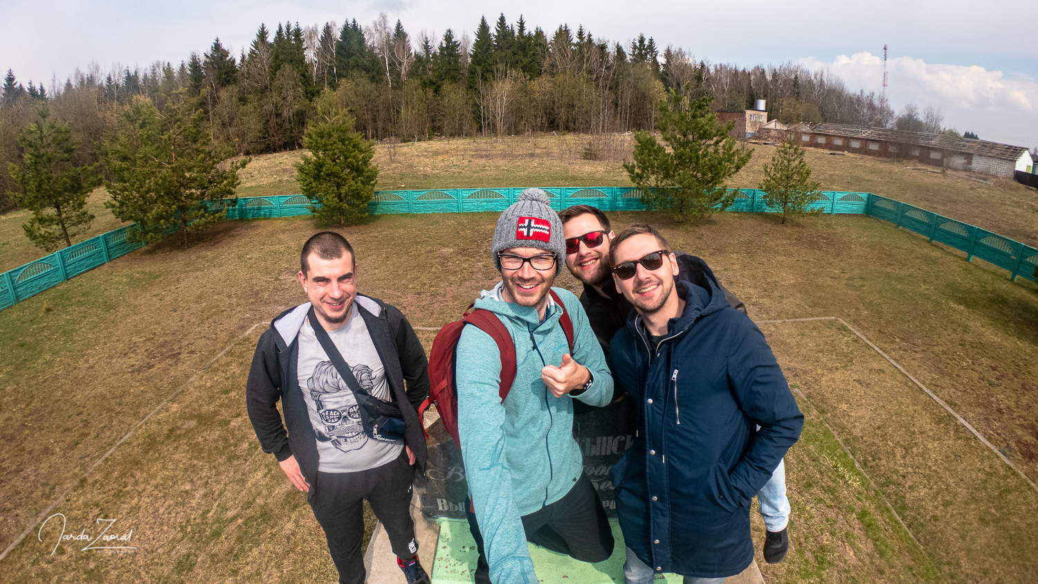 Selfie from the top of  Dzyarzhynskaya Hara 