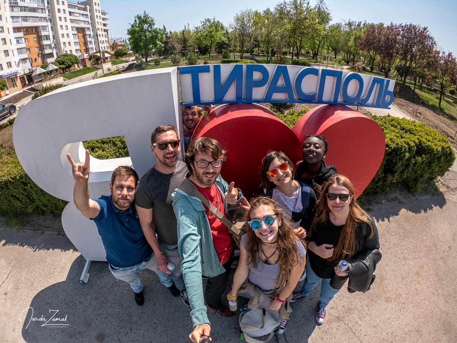 Selfie in Tiraspol, Transinistria