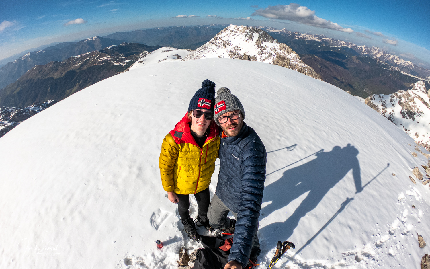 Selfie from the peak of Zla Kolata