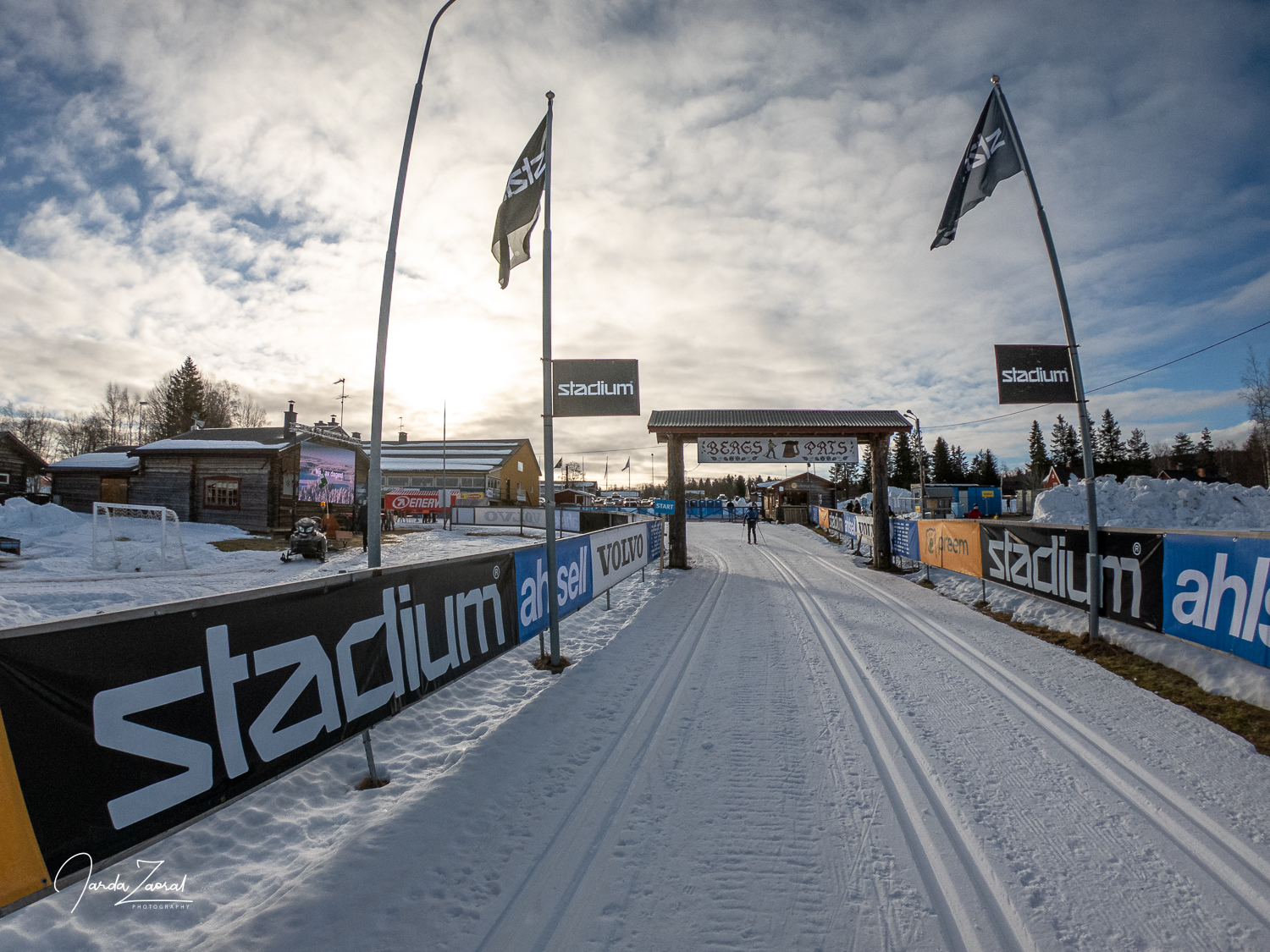 Typical vårvinter weather at Vasaloppet