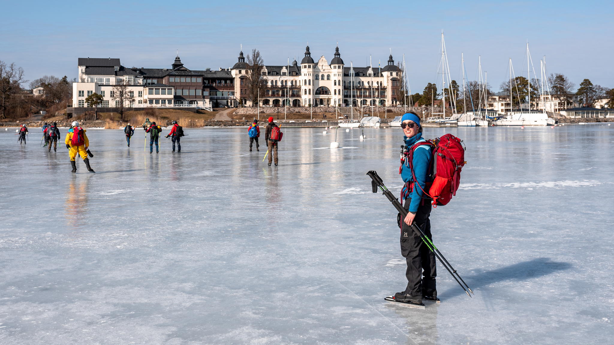 Skating at Saltsjöbaden