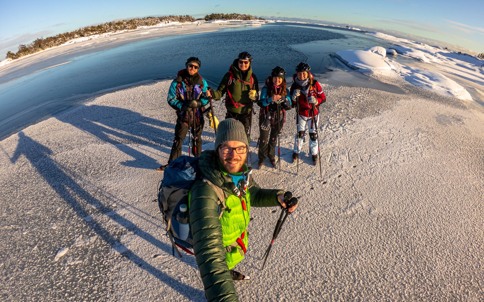 Skating guided tour in Sweden