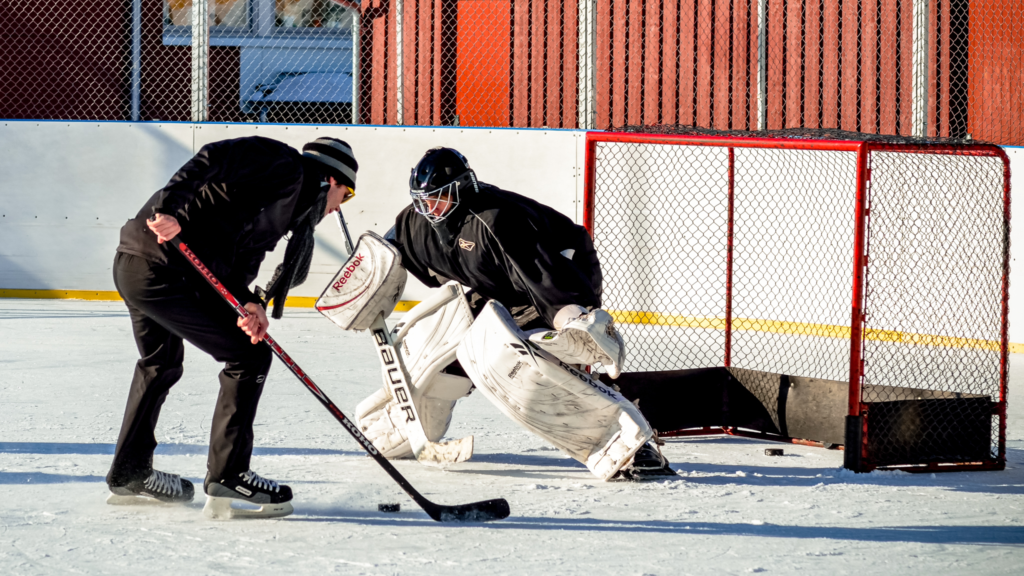 Outdoor ice hockey in Sweden