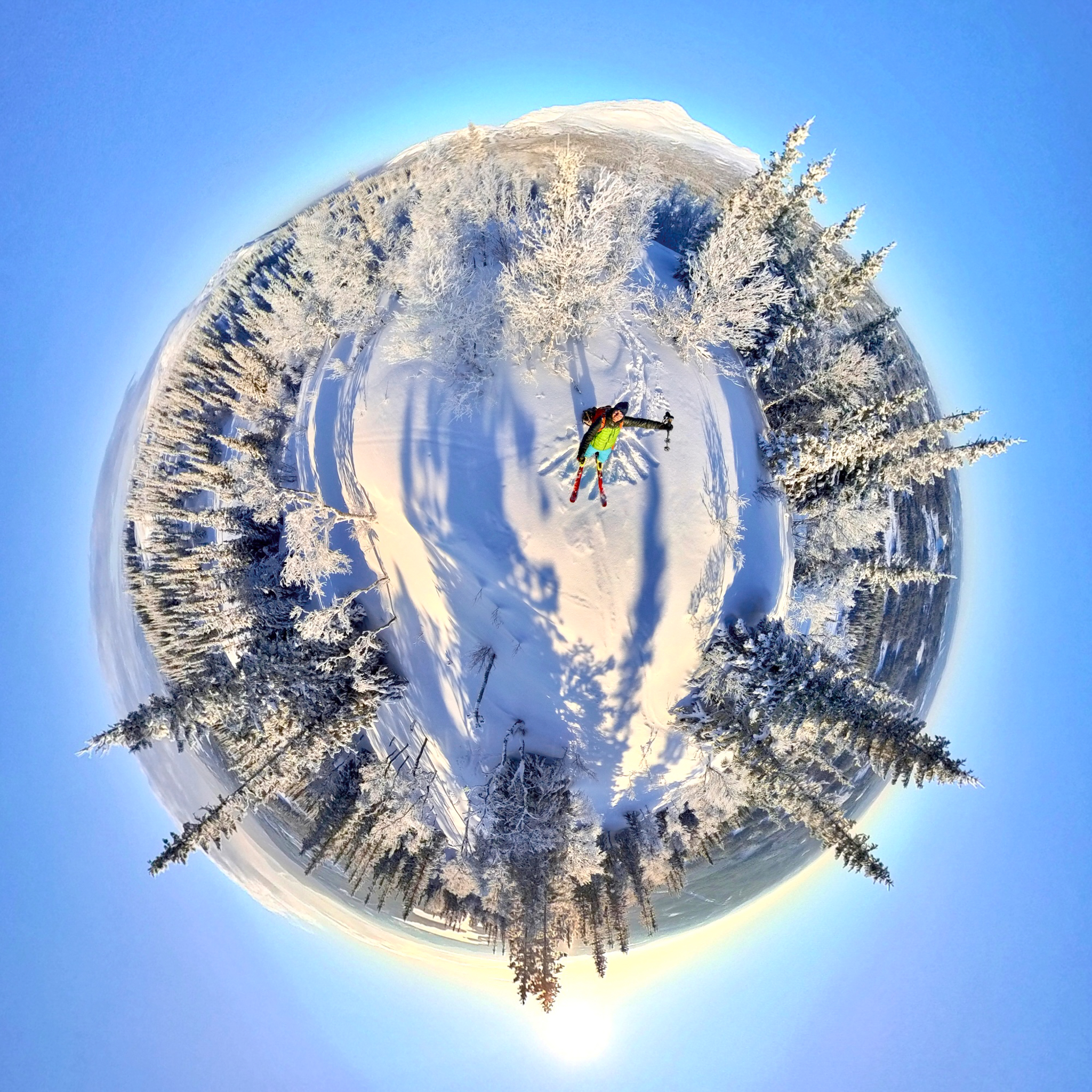 360 Selfie from the top of Förberget