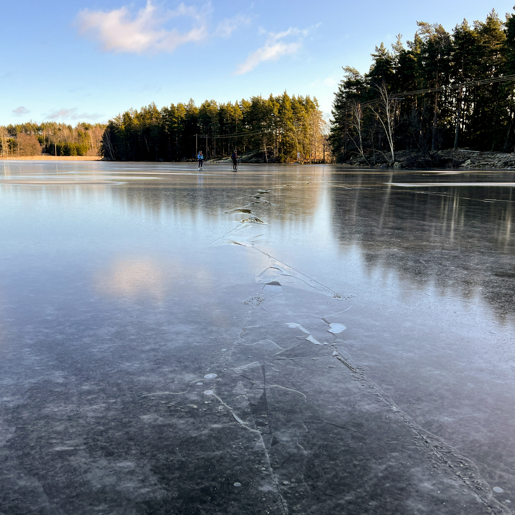 Skating in double ice isn't fun. It's actually almost impossible